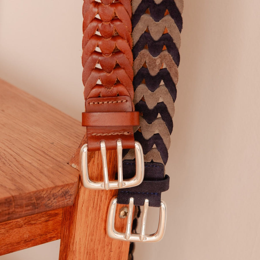 Link Belt - Navy & Grey